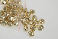 Glöckchen 24 mm – 50 Stück, Eisen, goldfarben