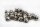Glöckchen 12 mm – 200 Stück, Aluminium, silberfarben