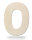 Holzbuchstabe O zum Bemalen – Typ 2, 20 cm hoch, 4 mm stark