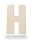 Holzbuchstabe H zum Bemalen – Typ 2, 30 cm hoch, 4 mm stark