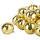 Glöckchen mit großer Öse 22x17 mm – 50 Stück, Eisen, goldfarben