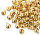 Glöckchen mit Öse 11x7 mm – 100 Stück, Metall, je 50 gold- und silberfarben