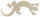 Gecko aus Holz zum Bemalen – 21 cm, Pappelholz 4 mm