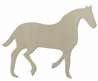 Pferd aus Holz zum Bemalen – Typ 1, 33 cm breit,...
