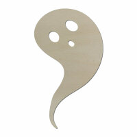 Geist aus Holz zum Bemalen – Typ 1, 33 cm hoch,...