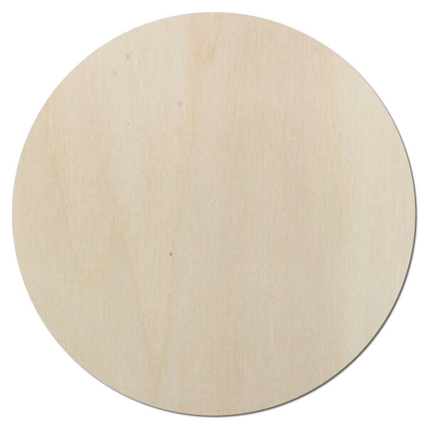 Sonne als Kreis aus Holz zum Bemalen – 45 cm, Pappelsperrholz 4 mm