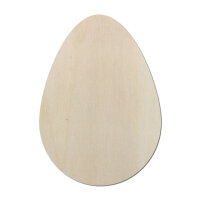 Osterei aus Holz zum Bemalen – 10 cm hoch,...