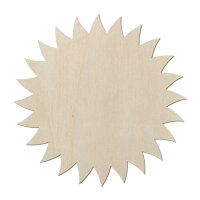 Sonne aus Holz zum Bemalen – Typ 2, Ø 45 cm,...