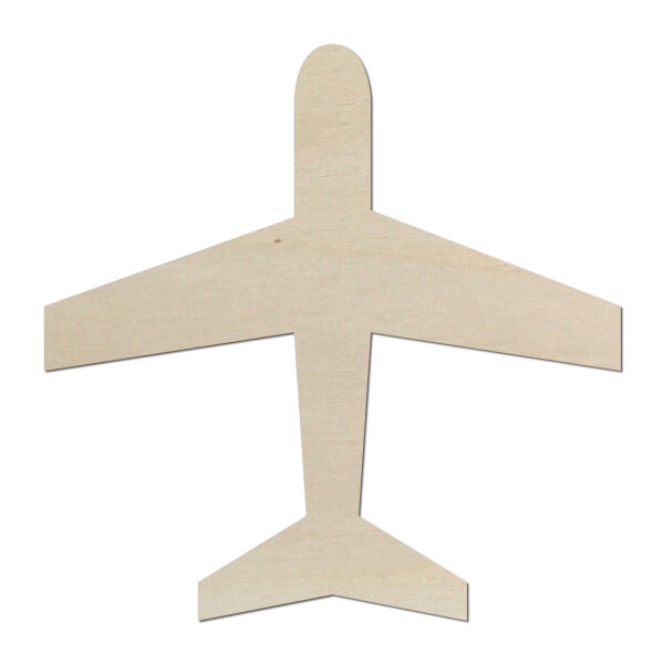 Flugzeug aus Holz zum Bemalen – Pappelsperrholz 4 mm