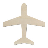 Flugzeug aus Holz zum Bemalen – Pappelsperrholz 4 mm