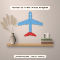 Flugzeug aus Holz zum Bemalen – Typ 1, 10 cm, Pappelsperrholz 4 mm