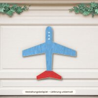 Flugzeug aus Holz zum Bemalen – Typ 1, 3er-Set, je 20 cm, Pappelsperrholz 4 mm