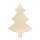 Tannenbäume aus Holz zum Bemalen – 3er-Set, je 10 cm breit, Pappelsperrholz 4 mm