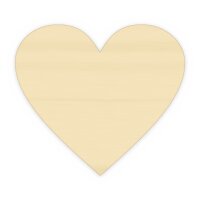 Holzherz zum Bemalen – Typ 4, 168 x 150 mm, 4 mm stark