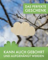 Wolken aus Holz zum Bemalen – Größe wählbar bis 80 cm, Pappelsperrholz 4 mm
