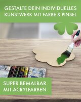 Wolken aus Holz zum Bemalen – Größe wählbar bis 80 cm, Pappelsperrholz 4 mm