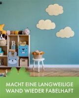 Wolken aus Holz zum Bemalen – Größe wählbar bis 80 cm, Pappelsperrholz 4 mm