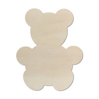 Teddybär aus Holz zum Bemalen –...