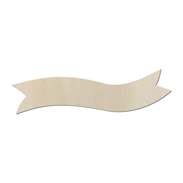 Holzbanner zum Bemalen – 30 cm, 4 mm stark