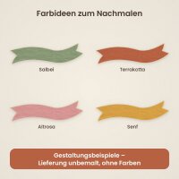 Holzbanner zum Bemalen – 60 cm, 4 mm stark