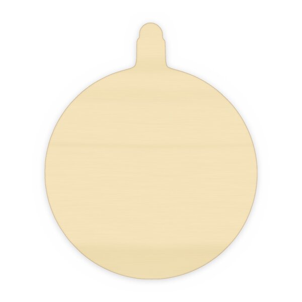 Weihnachtsbaumkugel aus Holz zum Bemalen – 20 cm, 4 mm stark