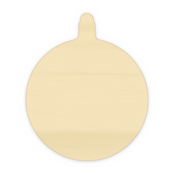 Weihnachtsbaumkugel aus Holz zum Bemalen – 30 cm, 4 mm stark