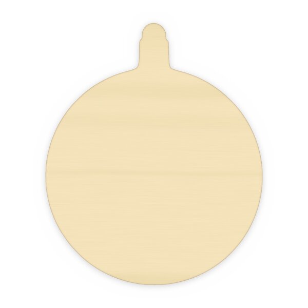 Weihnachtsbaumkugel aus Holz zum Bemalen – 60 cm, 4 mm stark