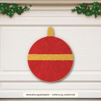 Weihnachtsbaumkugel aus Holz zum Bemalen – 60 cm, 4 mm stark