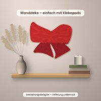 Große Schleife aus Holz zum Bemalen – 3er-Set, je 10 cm, 4 mm stark
