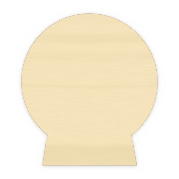 Schneekugel aus Holz zum Bemalen – 20 cm, 4 mm stark