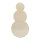 Schneemann aus Holz zum Bemalen – 45 cm, 4 mm stark