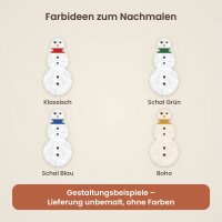Schneemann aus Holz, ideal zum selber bemalen 80cm
