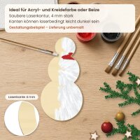 Schneemann aus Holz, ideal zum selber bemalen 80cm