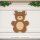 Teddybär aus Holz zum Bemalen – 3er-Set, je 10 cm, 4 mm stark