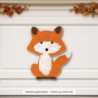 Fuchs aus Holz zum Bemalen – 45 cm, 4 mm stark
