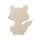 Fuchs aus Holz zum Bemalen – 45 cm, 4 mm stark