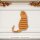 Katze aus Holz zum Bemalen – 3er-Set, je 10 cm, 4 mm stark