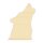 Wolfskopf aus Holz zum Bemalen – 60 cm, 4 mm stark
