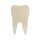 Zahn aus Holz zum Bemalen – 3er-Set, je 10 cm, 4 mm stark