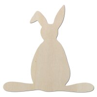 Kaninchen aus Holz zum Bemalen – Größe...