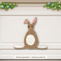 Kaninchen aus Holz zum Bemalen – 20 cm, 4 mm stark