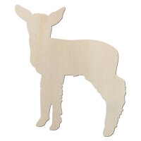Lämmchen aus Holz zum Bemalen – 30 cm, 4 mm stark