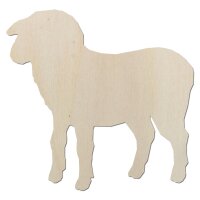 Schaf aus Holz zum Bemalen – 3er-Set, je 10 cm, 4...