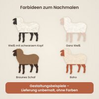 Schaf aus Holz zum Bemalen – 45 cm, 4 mm stark