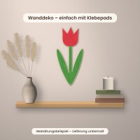 Tulpe aus Holz zum Bemalen – 60 cm, 4 mm stark
