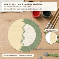 Holzkreise zum Bemalen – 10er-Set, je 45 cm, Pappelsperrholz 4 mm