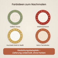 Holzkreise zum Bemalen – 25er-Set, je 15 cm, Pappelsperrholz 4 mm
