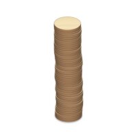 Holzkreise zum Bemalen – 50er-Set, je 5 cm,...