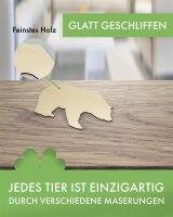 Apfel aus Holz zum Bemalen – Größe...