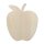 Apfel aus Holz zum Bemalen – 3er-Set, je 10 cm, 4 mm stark